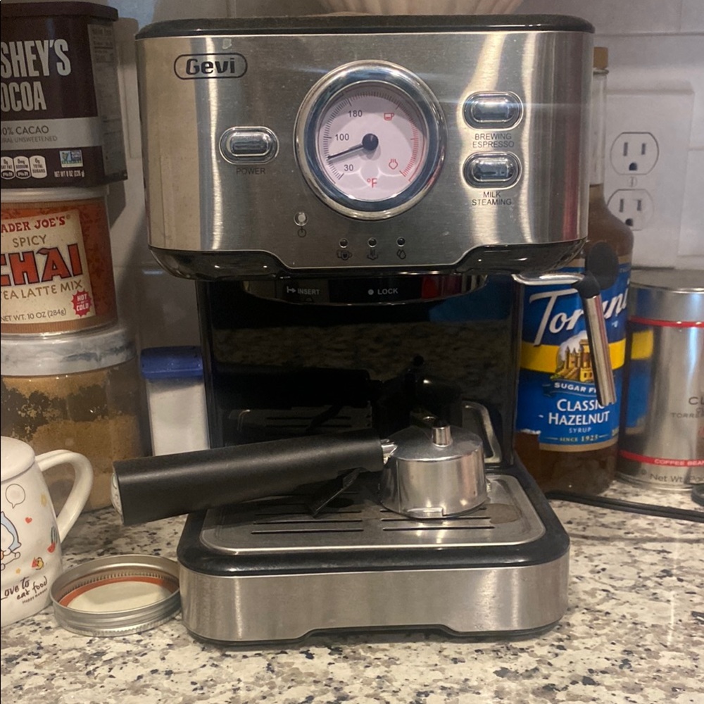 Stainless Steel Espresso Machine